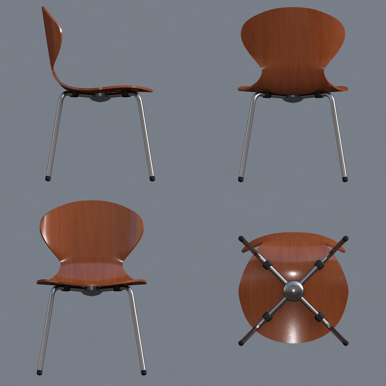 3D素材 会議椅子 SVチェア 01 基本タイプ