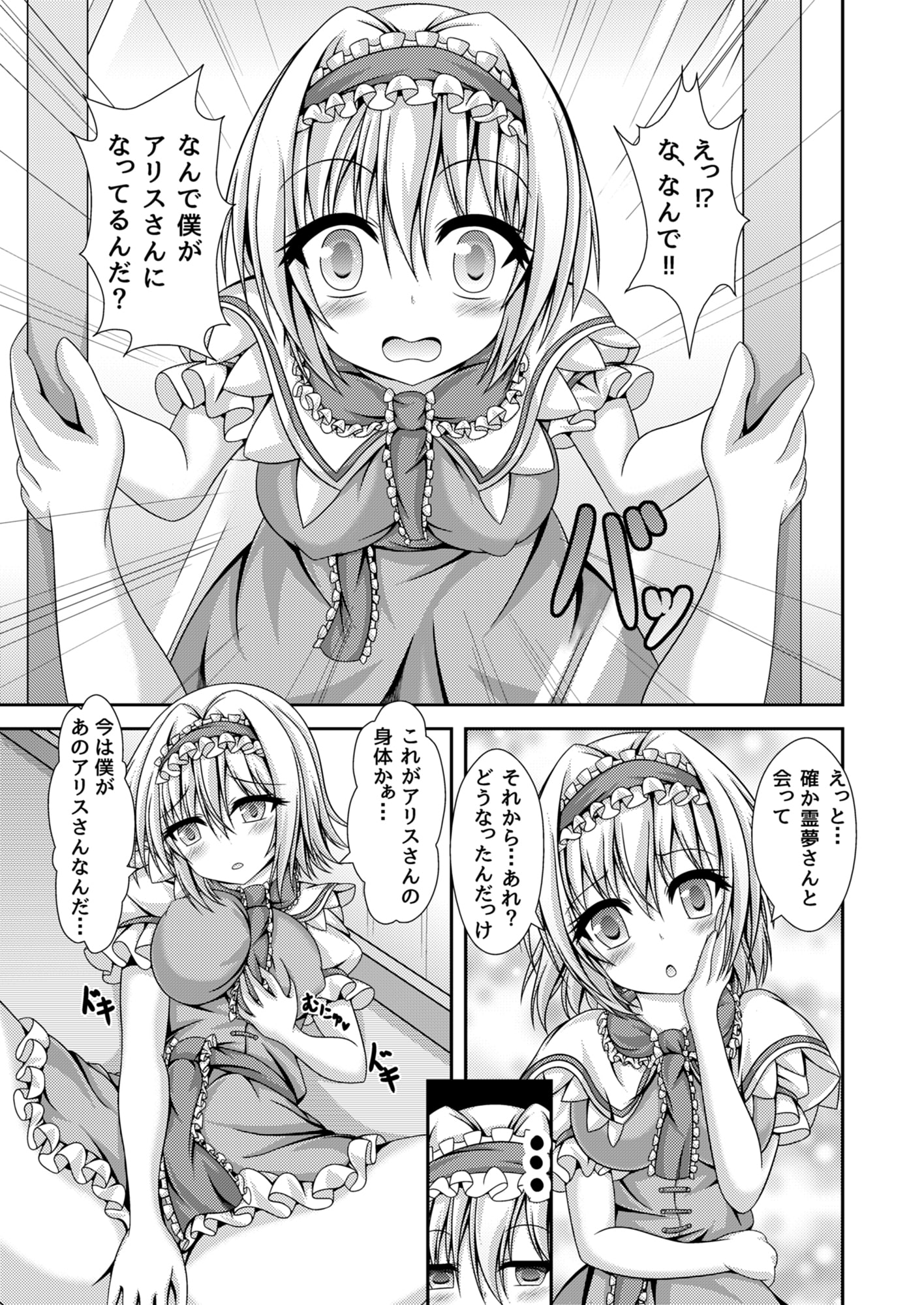 霊夢とアリスに憑依転生