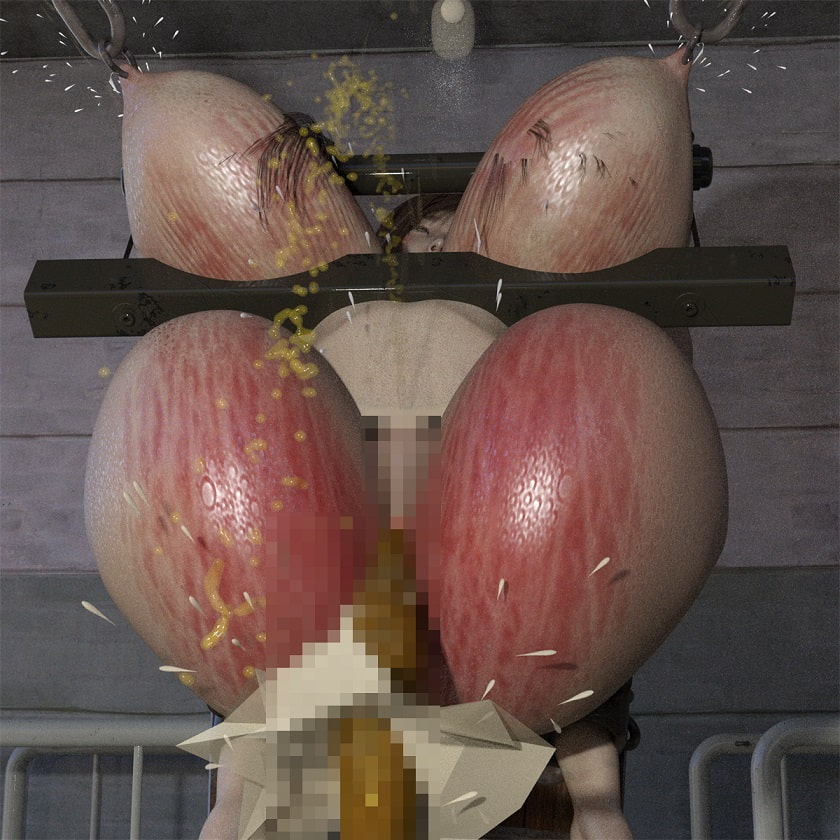 ガニ股・開脚拷問を悦ぶムチムチ巨乳美女