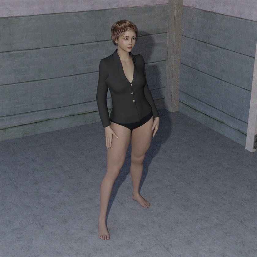 拘束・浣腸されるブルマ美女