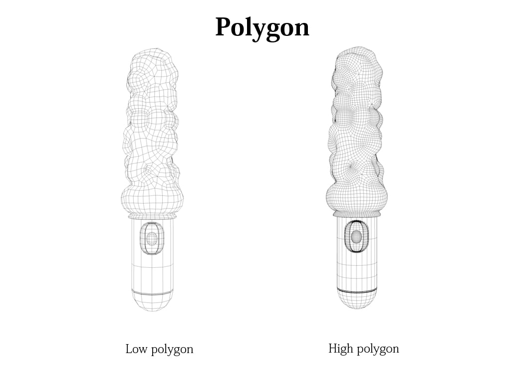 3D素材 バイブレータ イボ付き 01 基本タイプ