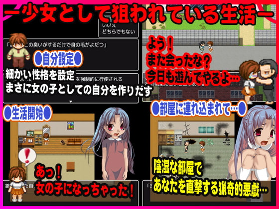 もし、あなたが狂った変態お兄さんに連れ込まれた女の子だったら…