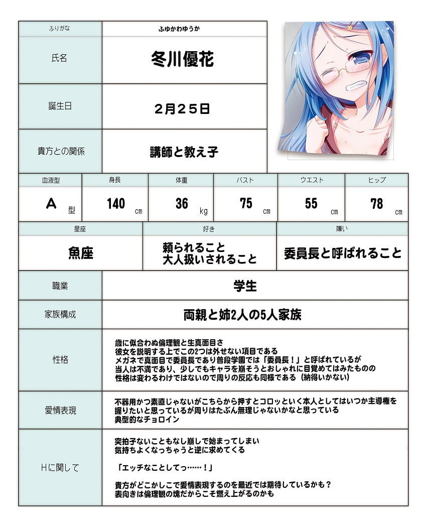 バイノーラルドラマ ロリな委員長はお好きですか?～もうっ・・・がまんできないっ!!～