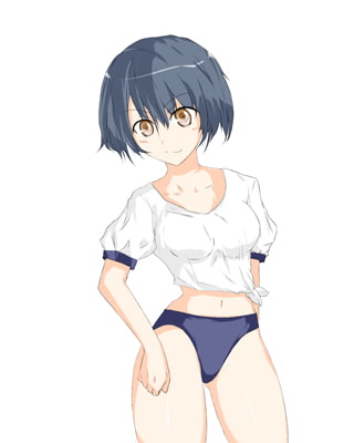 ハイレグ競泳水着 ハイレグブルマ(半裸有) 立ち絵集