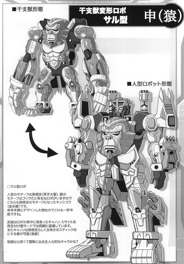 干支獣ロボ アートワークス 1st