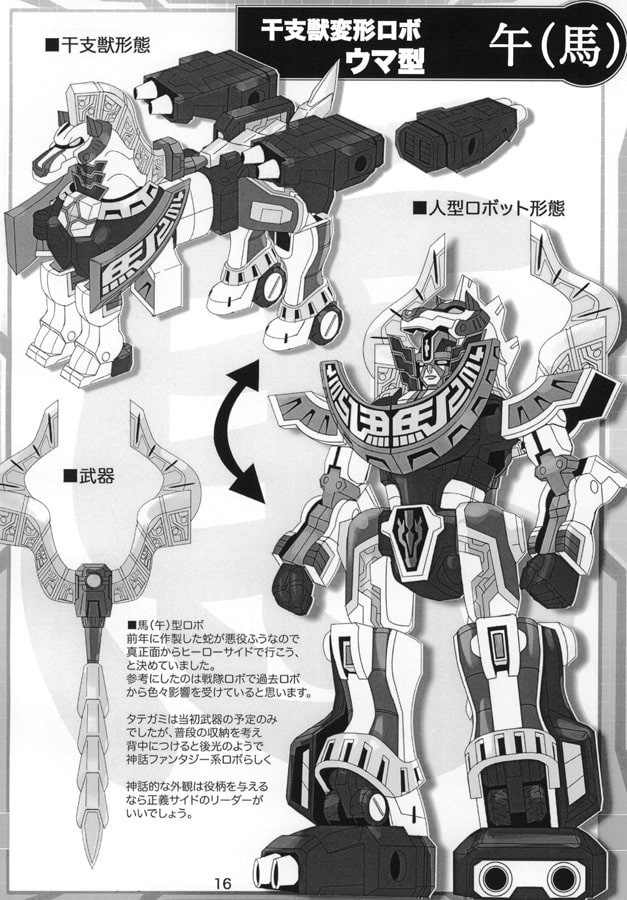 干支獣ロボ アートワークス 1st