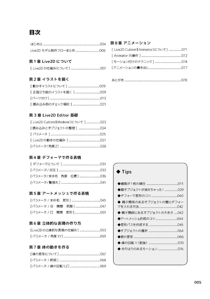 Live2D Cubism3 モデリングbook