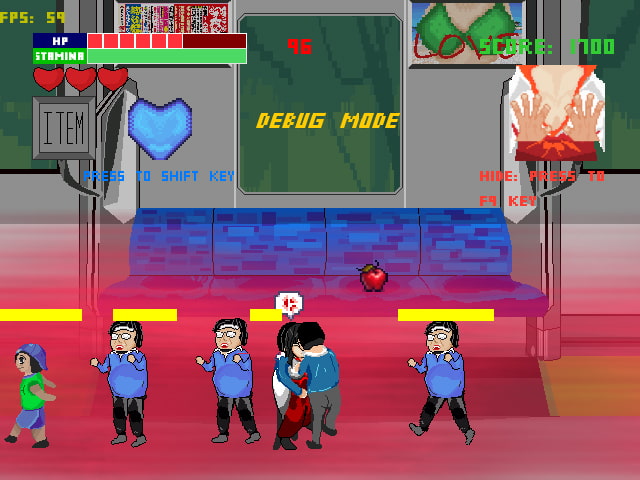 巨乳巫女痴漢電車