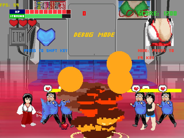 巨乳巫女痴漢電車