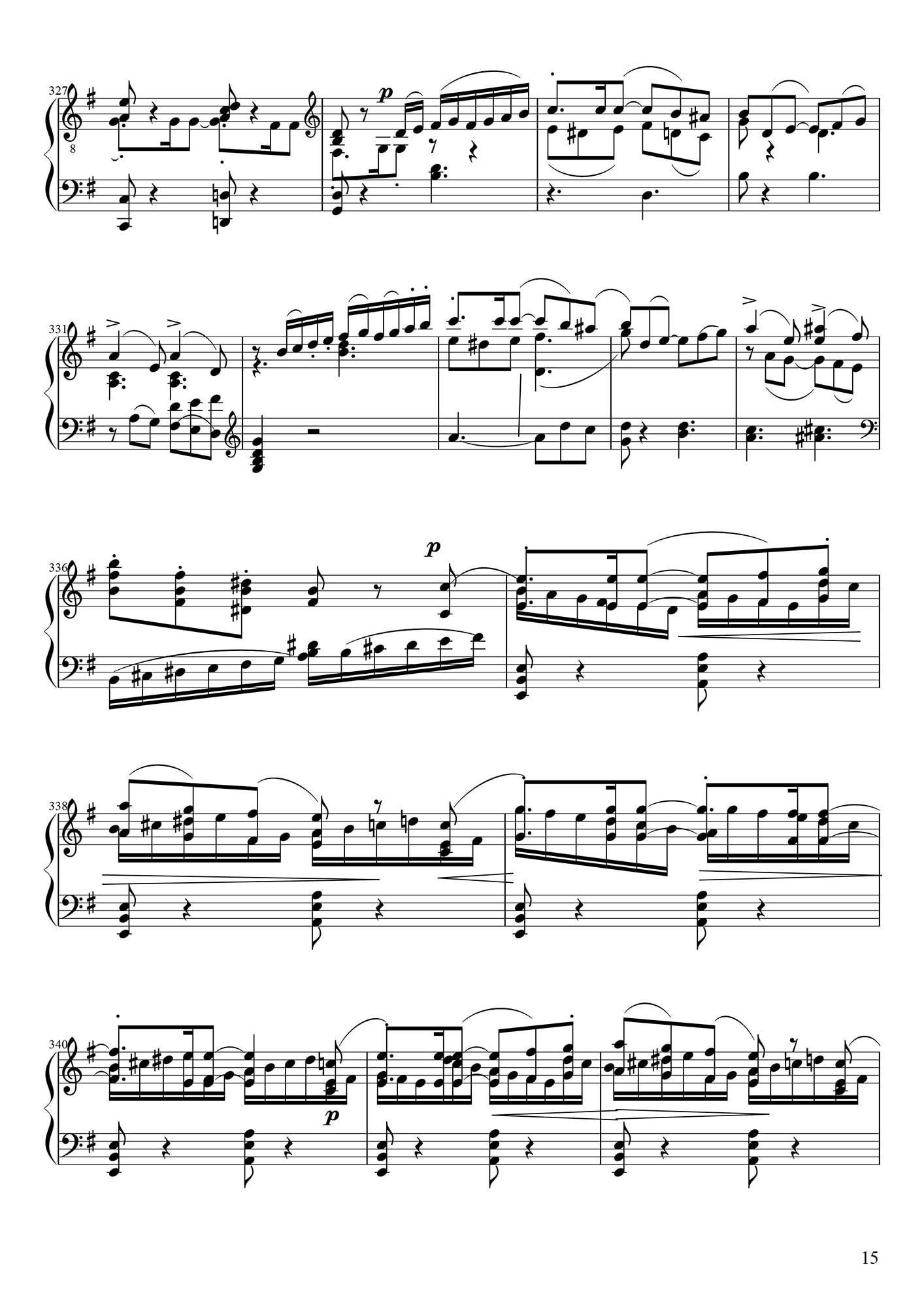 チャイコフスキー交響曲第5番(ピアノ譜)