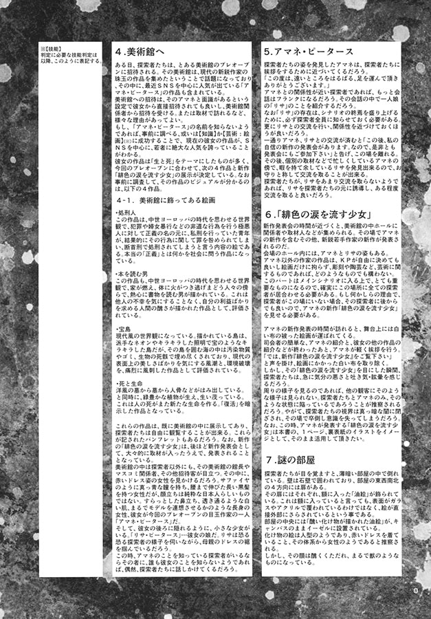 クトゥルフ神話TRPGシナリオリプレイ集 緋色の涙を流す少女