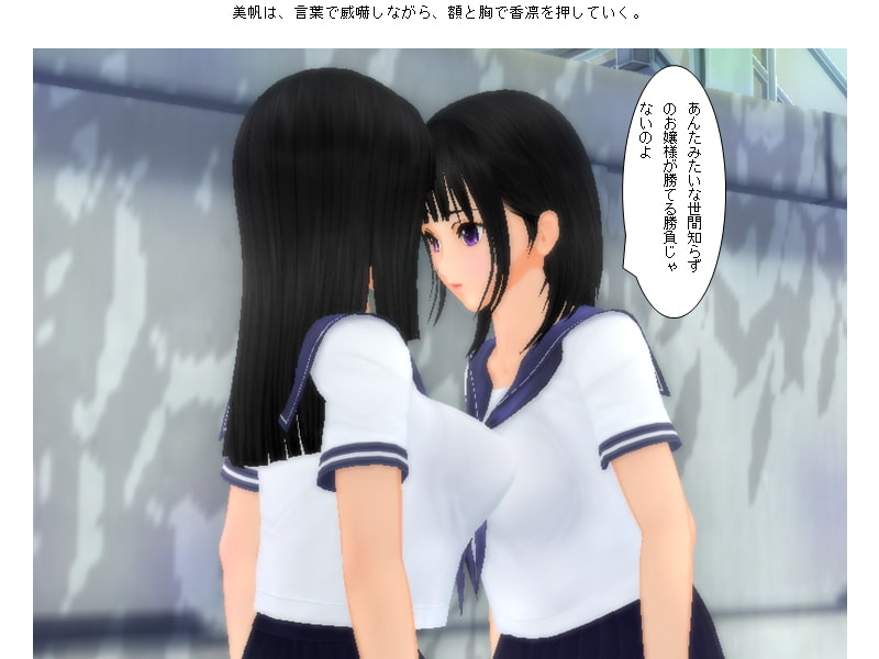 恋敵セーラー服キャットファイト