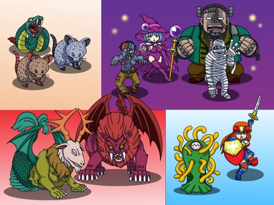 赤い箱ユルモンスター集・3{戦いの洞窟}