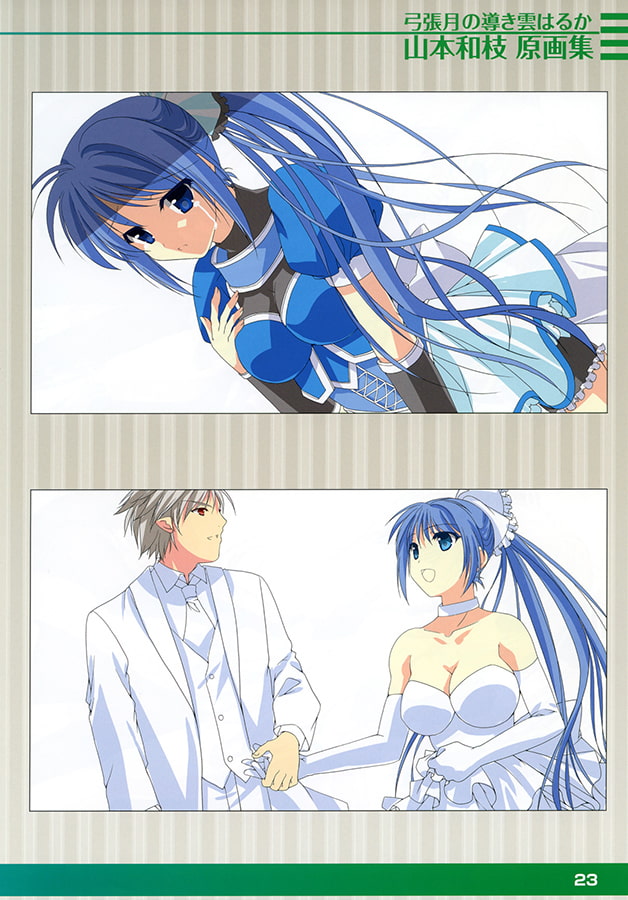 弓張月の導き雲はるか-山本和枝 原画集-