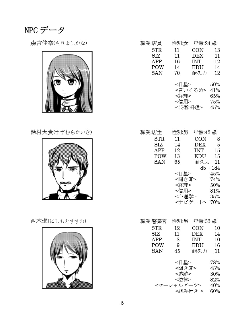 クトゥルフ神話TRPGシナリオ集 有象無象レセプション