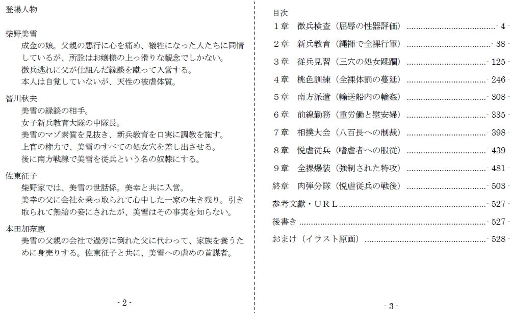 陸軍女子三等兵強制全裸突撃～玉砕の南洋に咲く大輪の被虐花