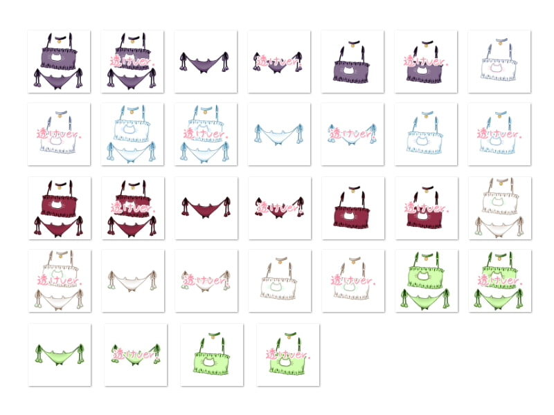 佐野俊英があなたの専用原画マンになります 衣装素材集A - ねこランジェリー -