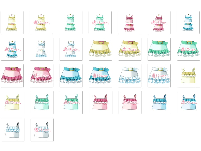 佐野俊英があなたの専用原画マンになります 衣装素材集A - 私服 -