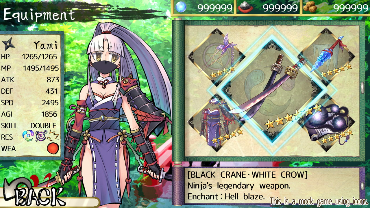 Fantasy game icons pack Vol.2-SAMURAI-