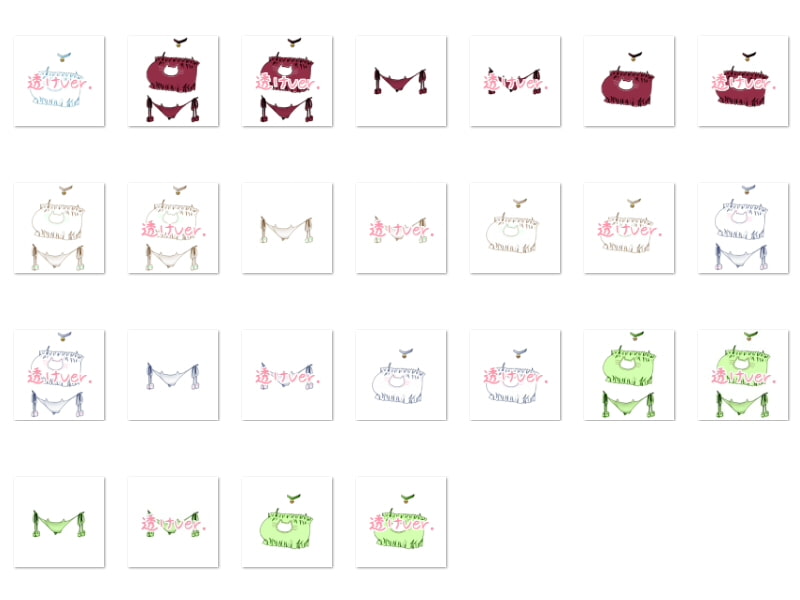 佐野俊英があなたの専用原画マンになります 衣装素材集ABC - ねこランジェリー -