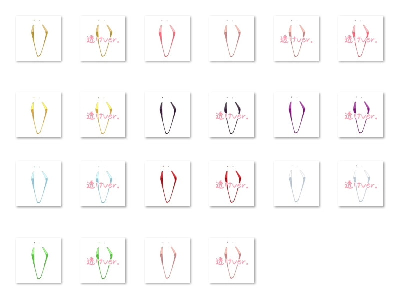 佐野俊英があなたの専用原画マンになります 衣装素材集C - マイクロビキニ -