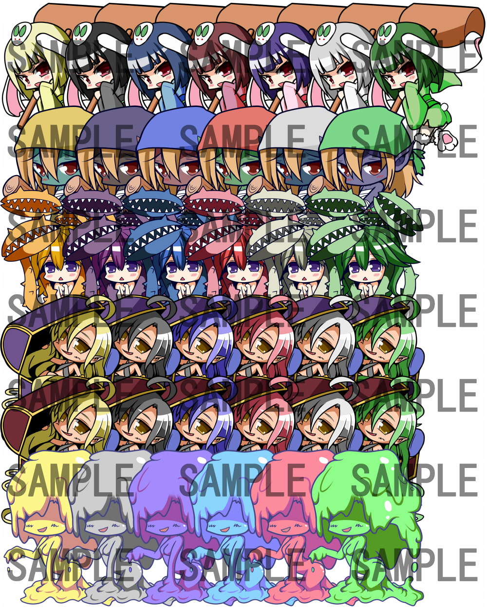 RPG制作に使えるデフォルメ素材集～モンスター娘編～ Vol.1