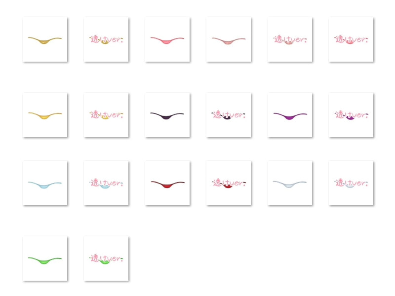 佐野俊英があなたの専用原画マンになります 衣装素材集A - マイクロビキニ -