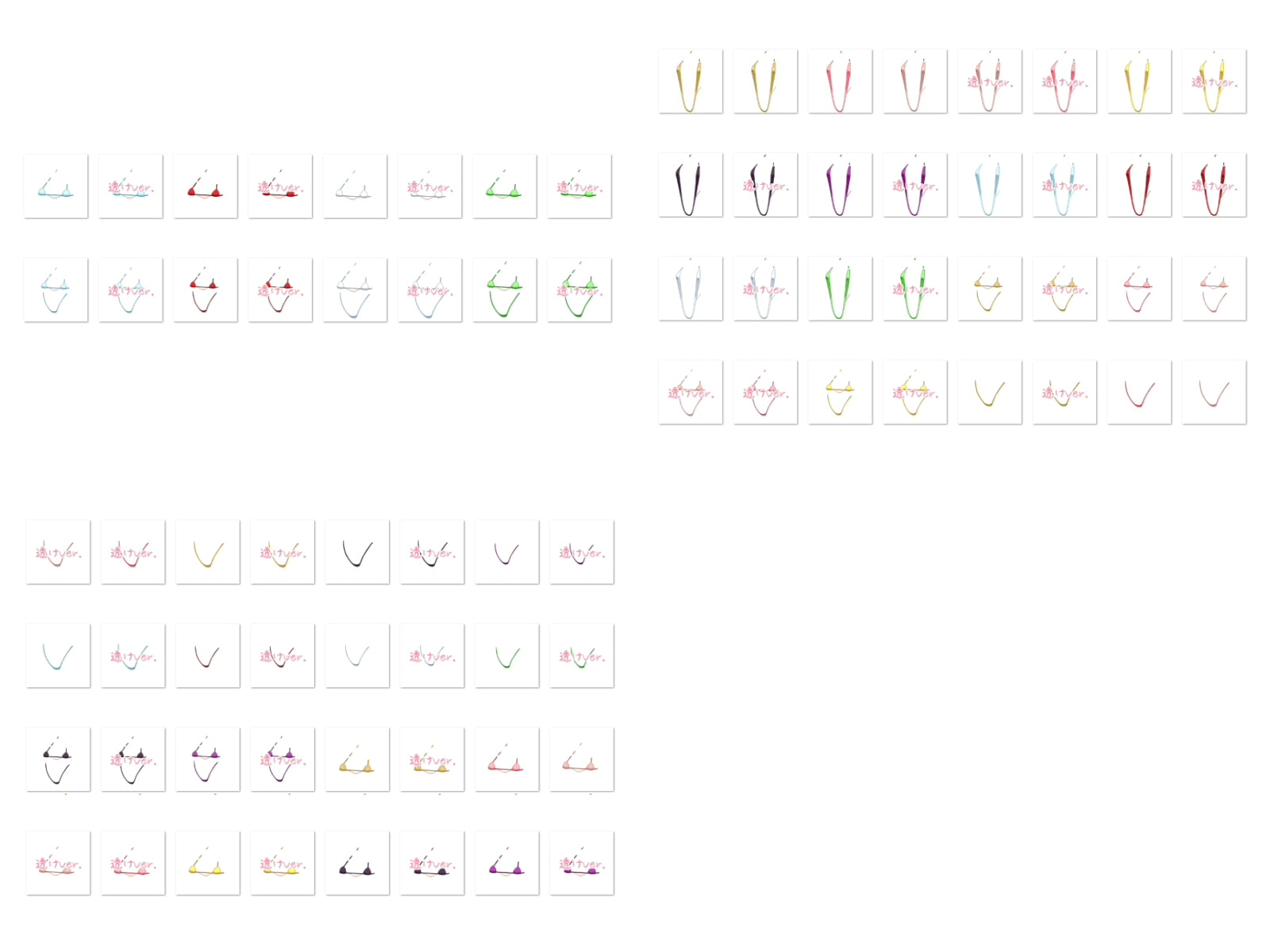佐野俊英があなたの専用原画マンになります 衣装素材集ABC - マイクロビキニ -