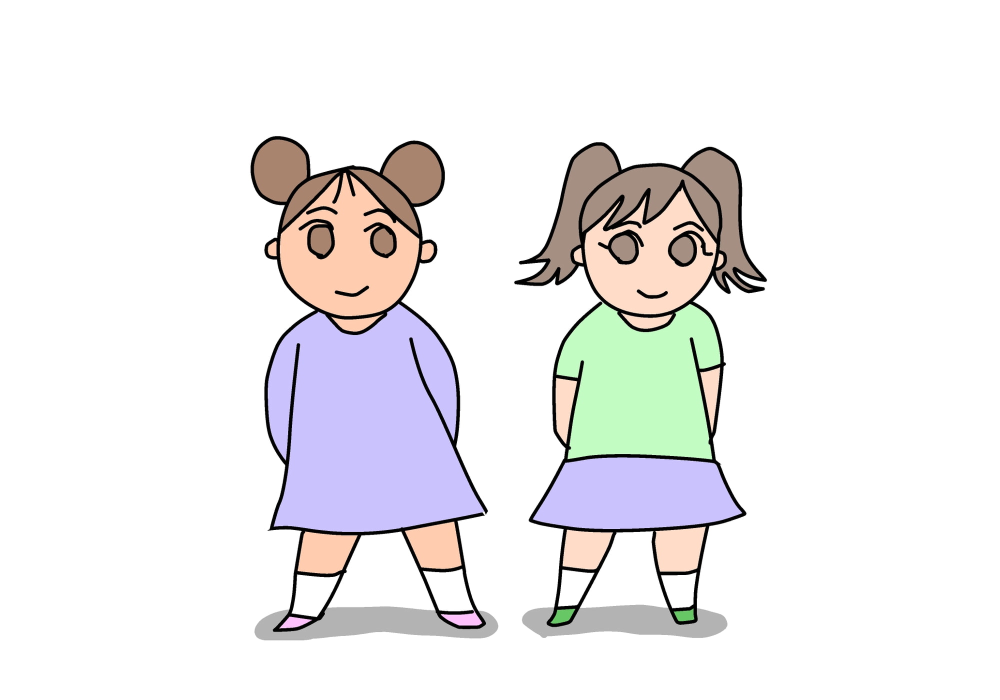 かわいい女の子たち 2 (GIFパラパラまんが )