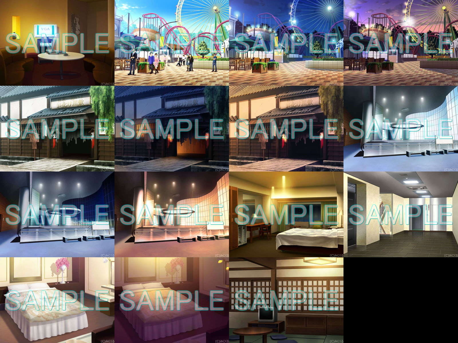 みにくる背景CG素材集『レジャー・公共施設編』part05