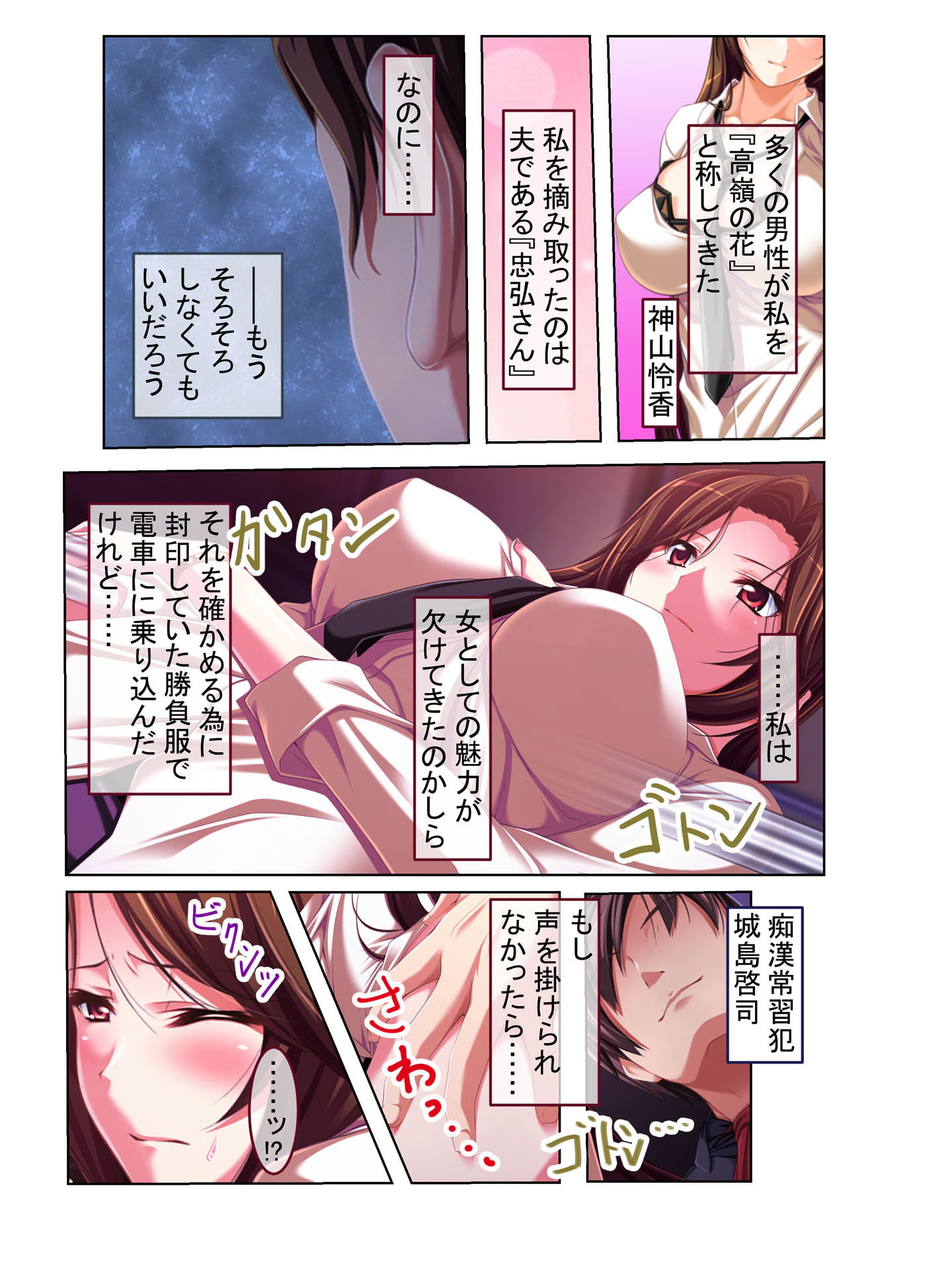 孕ませ痴漢電車 ナマイキ人妻を性処理ドレイ化! フルカラーコミック版