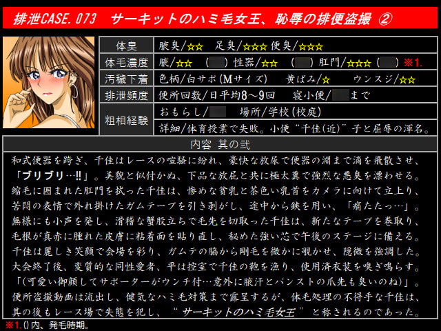 排泄CASE.073～078