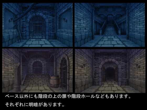 背景素材【ダンジョン】遺跡