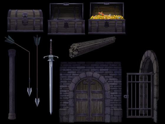 背景素材【ダンジョン】遺跡