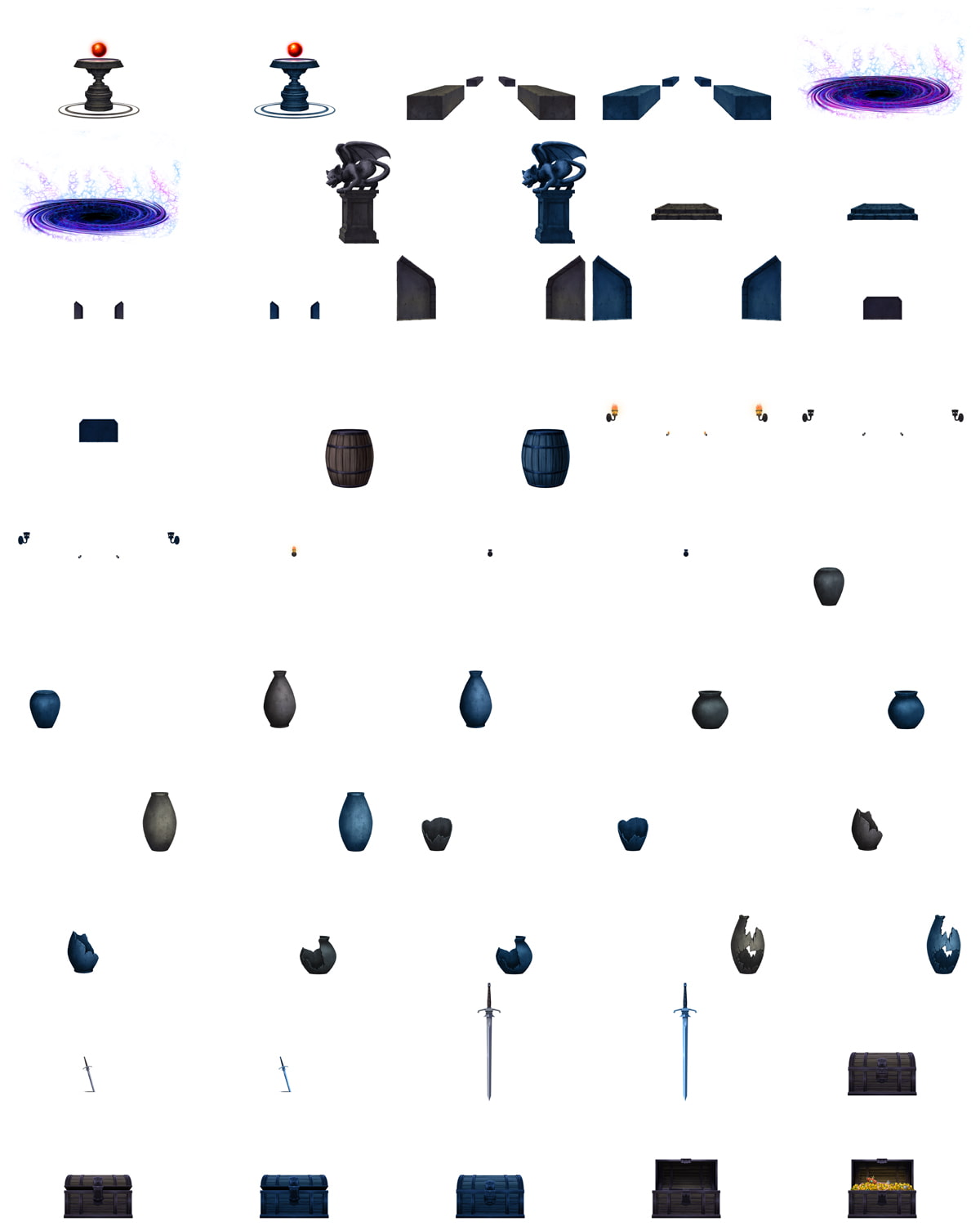 背景素材【ダンジョン】遺跡