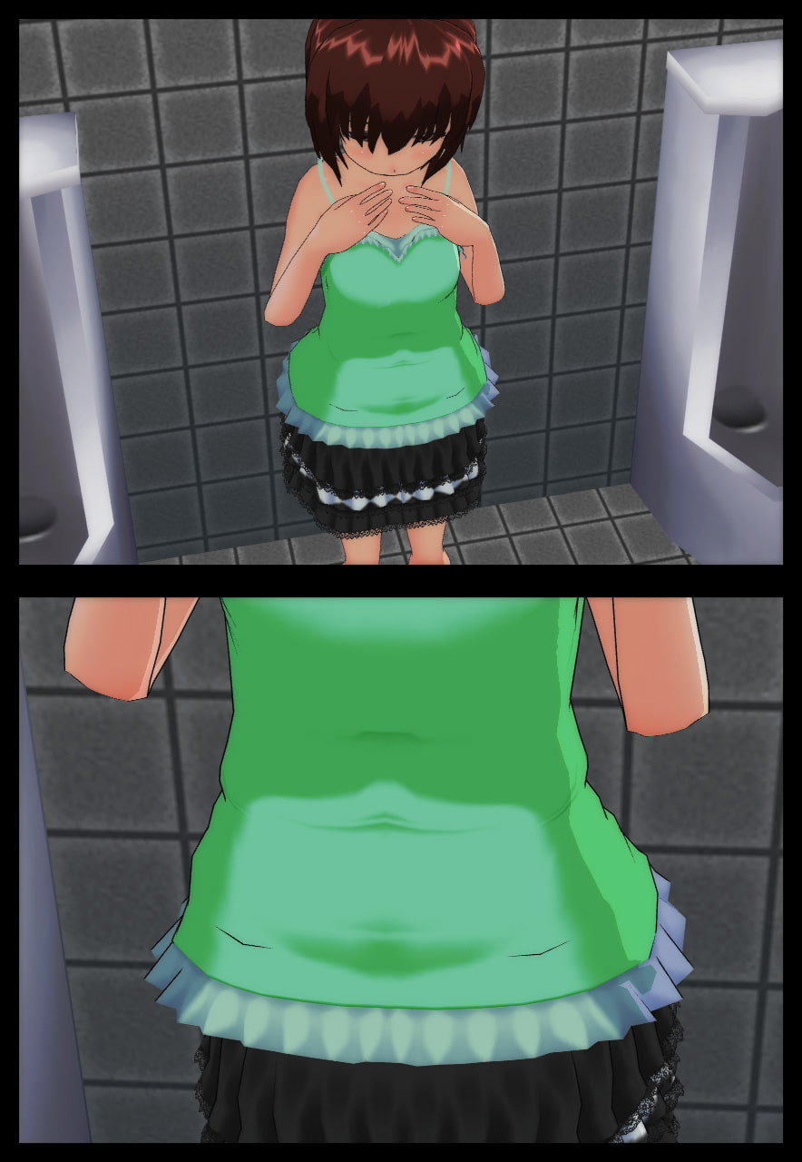 孕ませ妊娠少女～公衆トイレで中だしムリヤリ受精