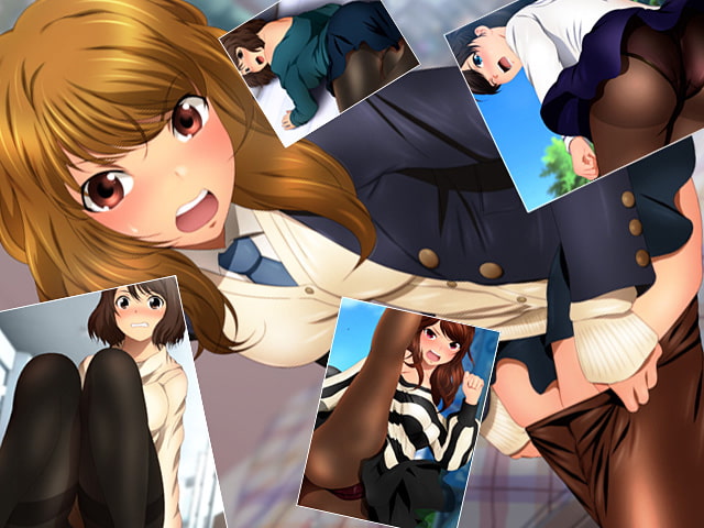 黒タイツの季節+冬の生足。