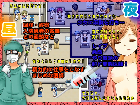 変態医師と動けなくなった少女の救出までの3年間