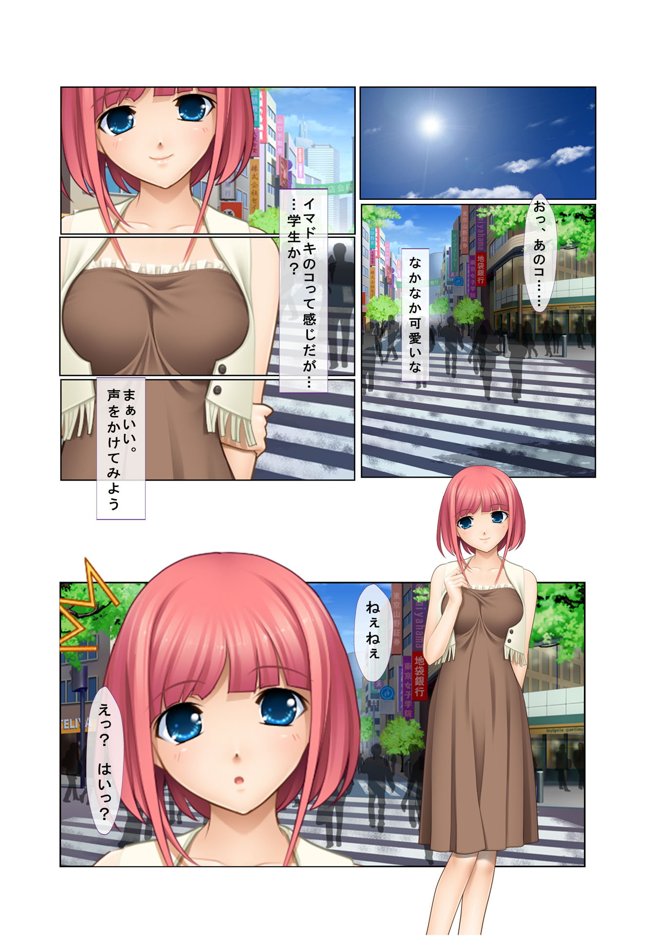 ナンパ生ハメ♂♀出会ったその日に即ハメる!～派遣社員・人妻・お嬢様に中で出しちゃった!～ フルカラーコミック版