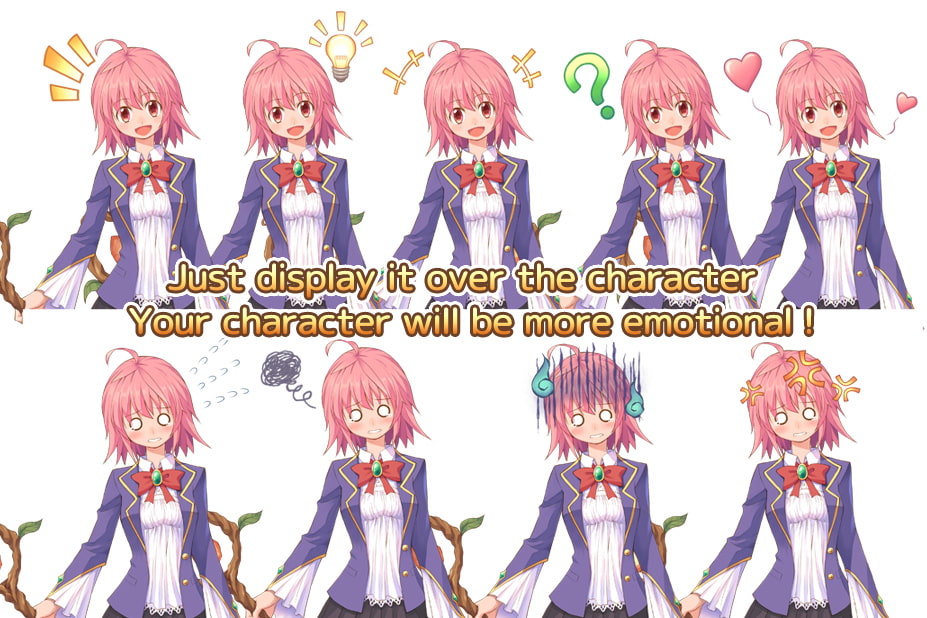 -for characters- Emotion icons pack