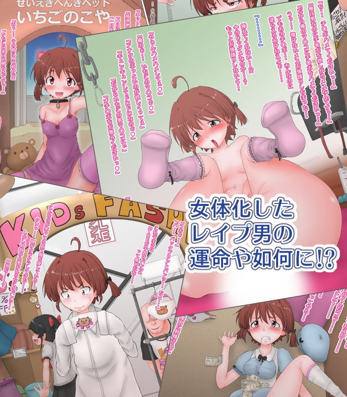 にょたいかちっぱい5頭身 レイプ魔が女体化されて犯されまくるCG集