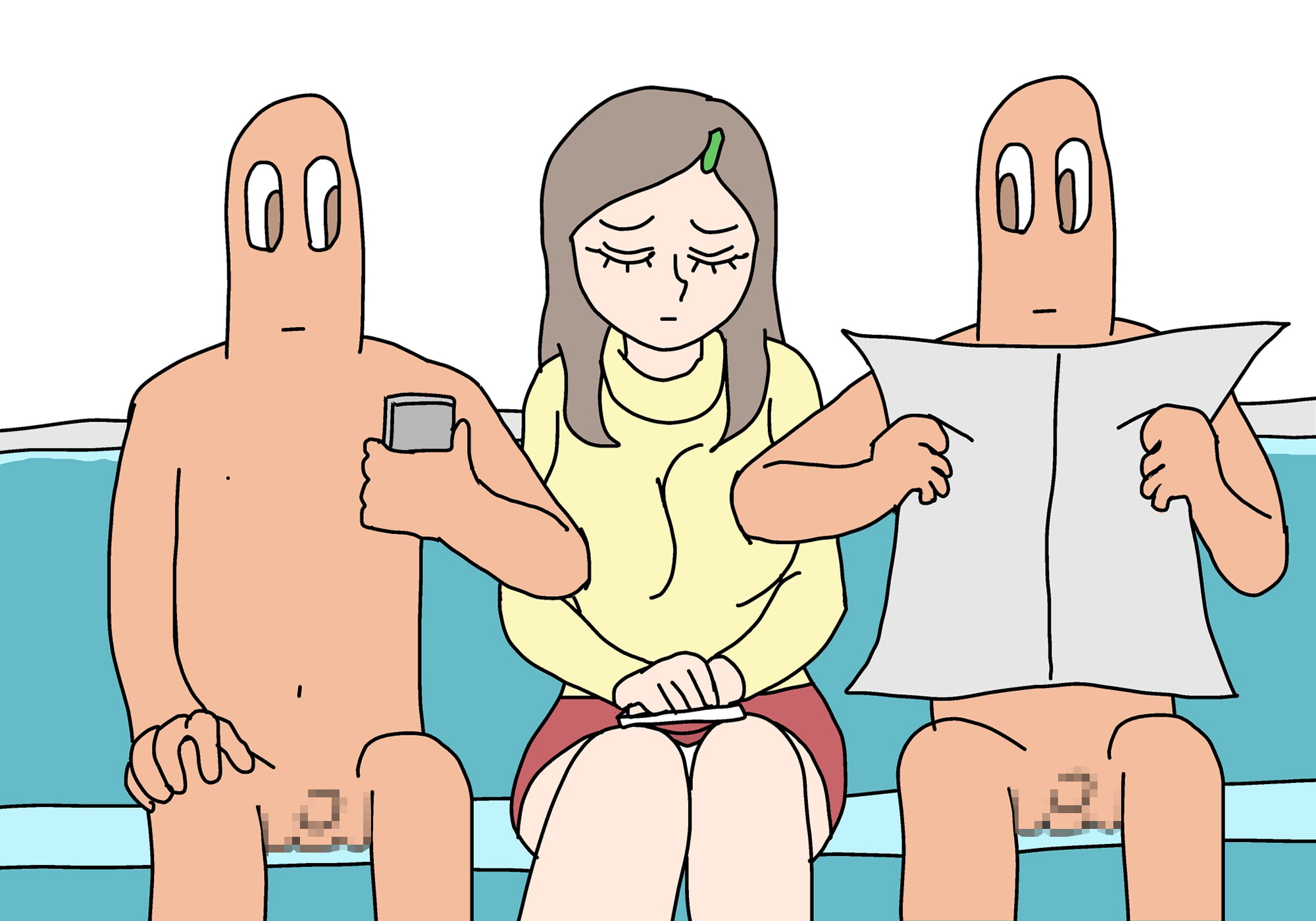 ワルサー「謎の男たち」 (GIFパラパラまんが)