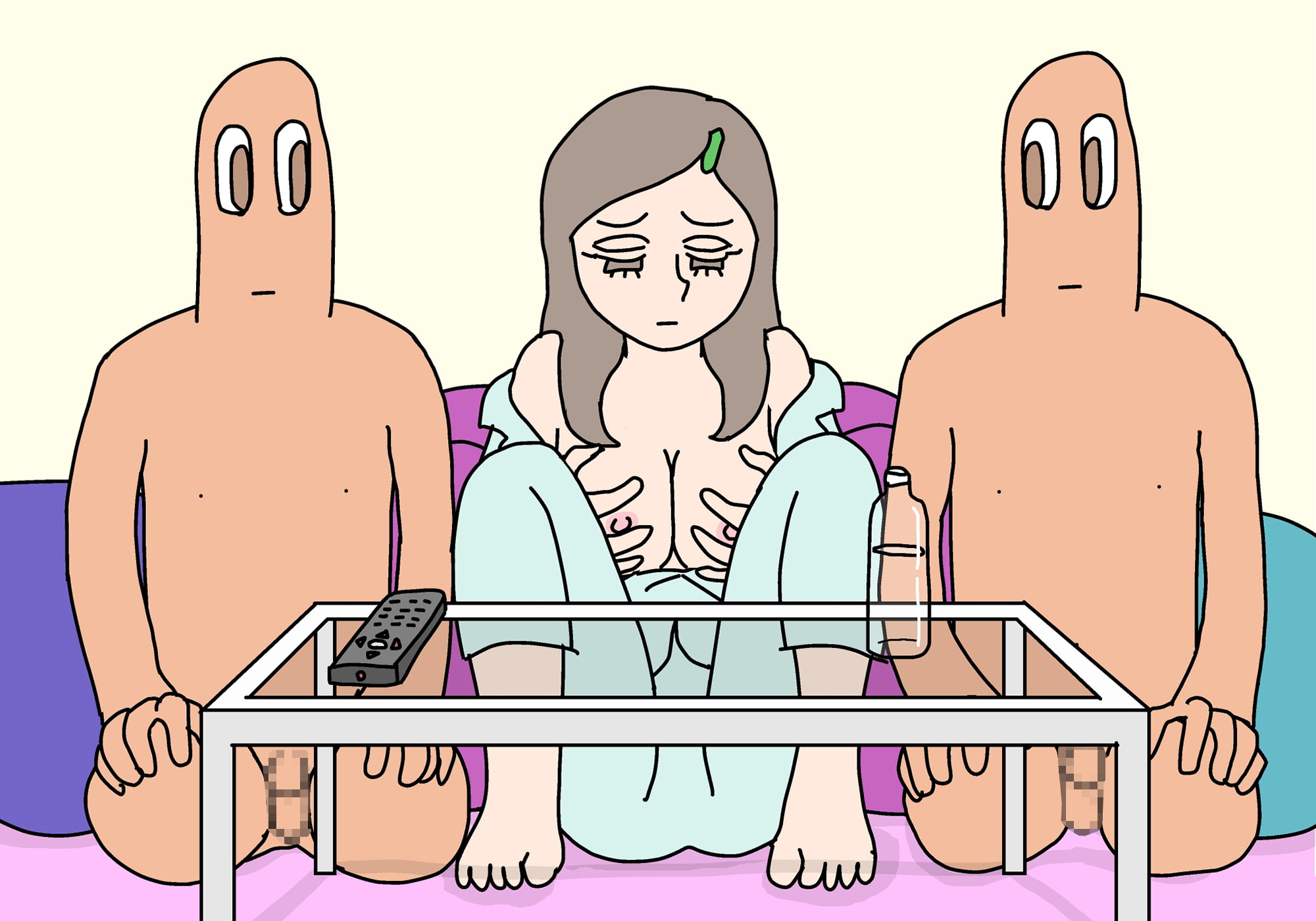 ワルサー「謎の男たち」 (GIFパラパラまんが)