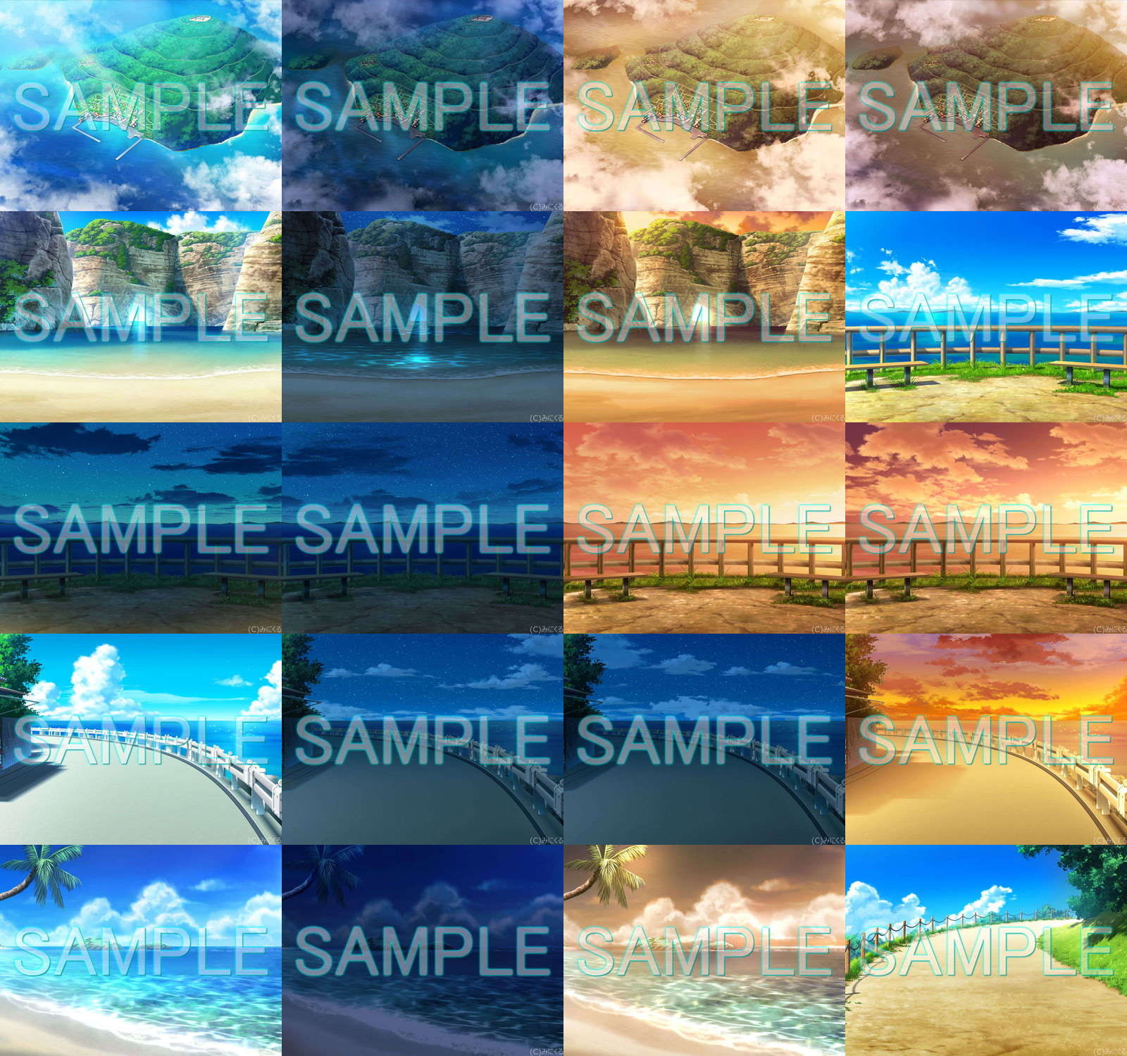 みにくる背景CG素材集『夏休み編』part01