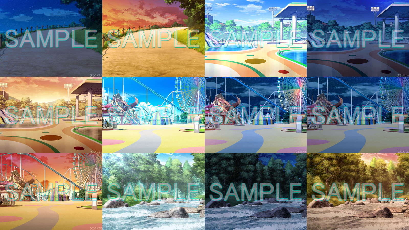 みにくる背景CG素材集『夏休み編』part01