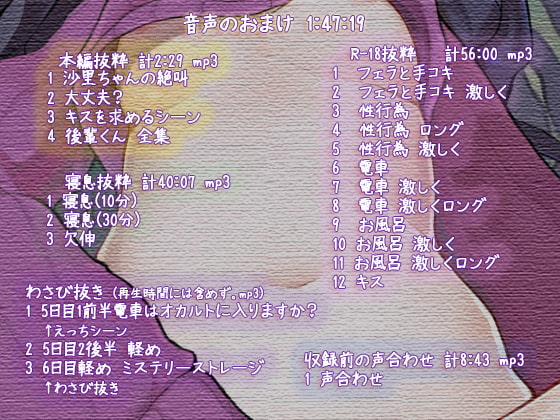 オカル子サリーの7日姦 音声アップデート