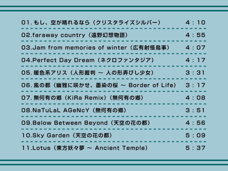 【作業用BGM/インスト】Cafe de Touhou