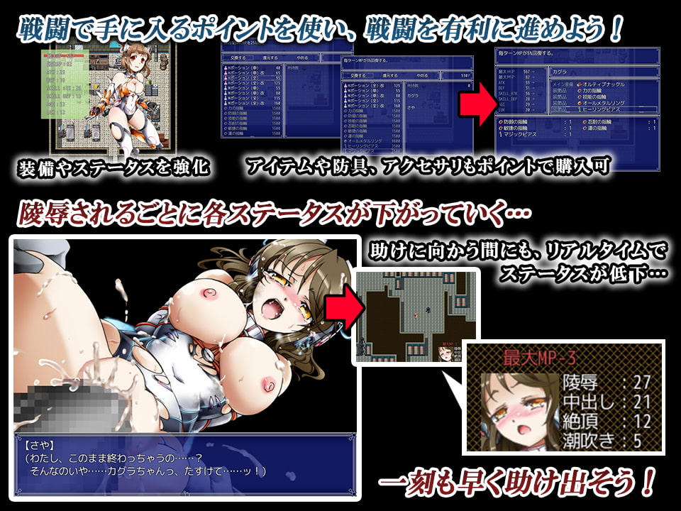 地球防衛戦姫カグラ ～繁殖用苗床にされる戦姫～