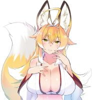 狐娘に優しく授乳手コキされちゃうお話!!