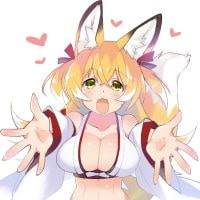 狐娘に優しく授乳手コキされちゃうお話!!